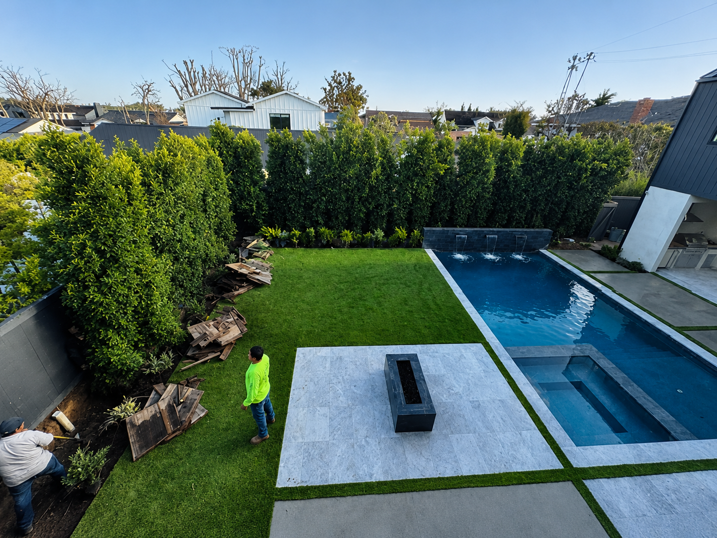 Landscape design and installation project