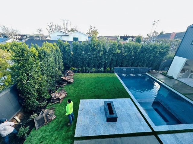 Landscape design and installation project by Ruiz Landscape